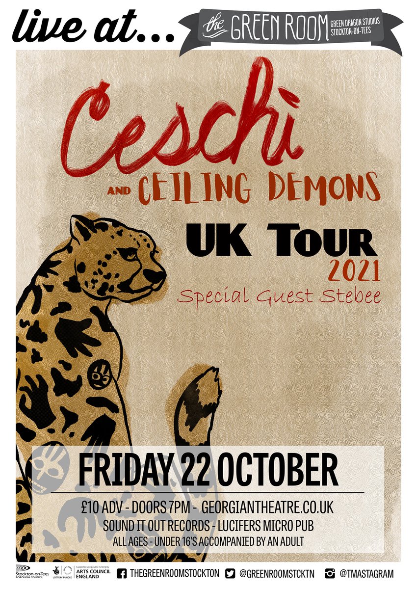 dual tree (@dualtree) on Twitter photo CESCHI + CEILING DEMONS UK TOUR!
It's happening! This Autumn, indie-rap/folk-punk legend <a href="/ceschi/">ceschi ramos</a> is heading over from the US to play a number of DIY shows with <a href="/CeilingDemons/">Ceiling Demons</a> + many amazing supports inc. <a href="/ghostbustersVHS/">𝔱𝔬𝔪</a>, @PatCloughster & more!
Tickets: linktr.ee/dualtree CESCHI + CEILING DEMONS UK TOUR!
It's happening! This Autumn, indie-rap/folk-punk legend <a href="/ceschi/">ceschi ramos</a> is heading over from the US to play a number of DIY shows with <a href="/CeilingDemons/">Ceiling Demons</a> + many amazing supports inc. <a href="/ghostbustersVHS/">𝔱𝔬𝔪</a>, @PatCloughster & more!
Tickets: linktr.ee/dualtree