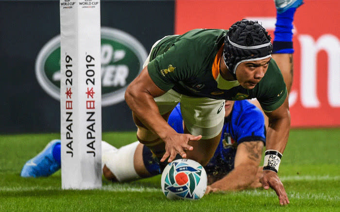 Springbok pack awesome but beware of Kolbe, warns Anthony Watson