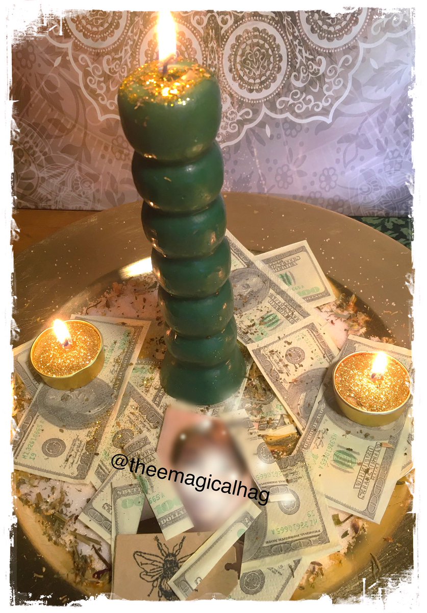 HagThee's tweet photo. 7 Day Candle casting for Money Blessings ✨dm or https://t.co/np9RRaeBTn ✨
#moneyspell #moneyblessings #spellcasters #cashspell #conjure #spells #blackmagic #spellwork #cashflow #spiritual #bruja #candlemagic #7daycandle #energyworker #moneyflow #workspell #karmaspell https://t.co/EtzCJJQuda