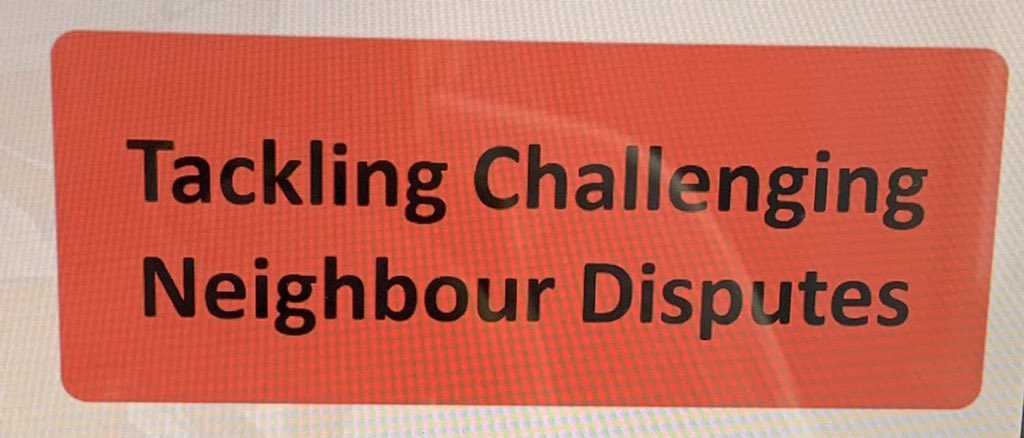 CIH ASB spotlight session this morning on Tackling challenging neighbour disputes #ASBAwarenessWeek <a href="/HomesSedgemoor/">Homes in Sedgemoor</a>