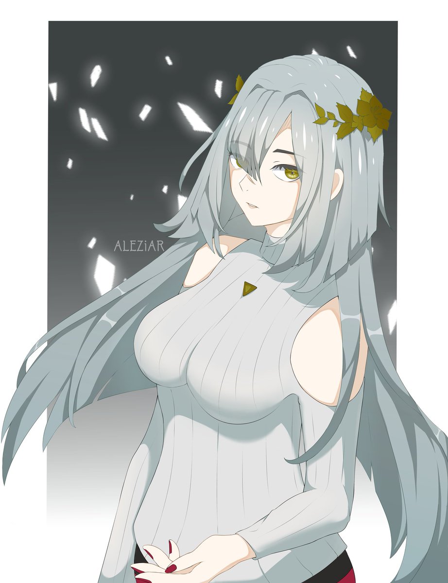 I at least did something today, a drawing for <a href="/theCecilz/">Cecile</a> 

#cecillust #Vtuber