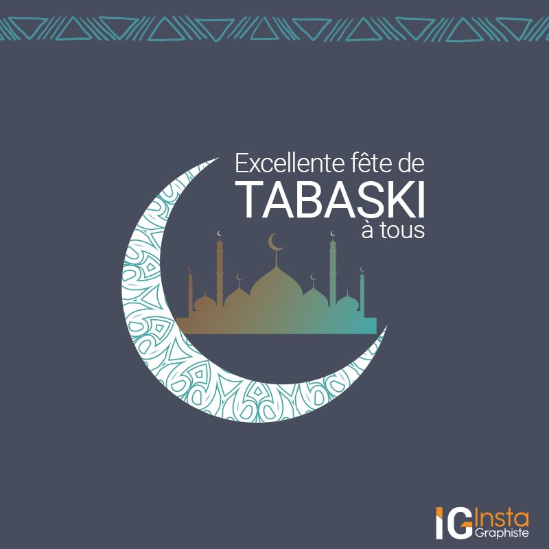 InstaGraphiste's tweet photo. Instagraphiste vous souhaite une bonne fête de Tabaski 🙏🥰

#instagraphiste #Tabaski https://t.co/XvtHcF1Dec