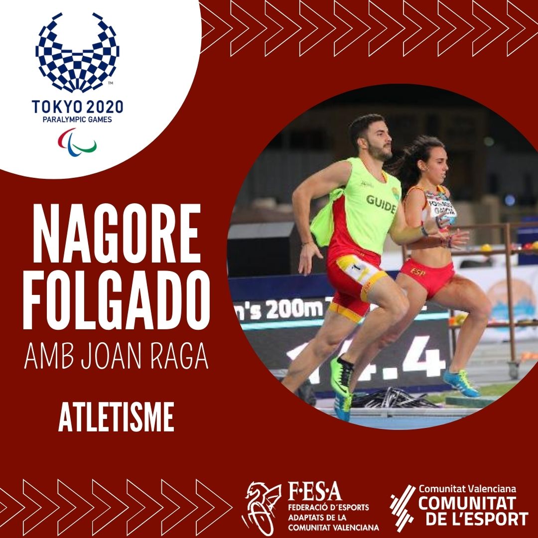 FESAVALENCIA's tweet photo. Con tan solo 17 años y tras conseguir el🥇en el Cto. Europa, Nagore Folgado junto a su guía Joan Raga, participarán en sus primeros Juegos Paralímpicos en #Tokyo2020 .
#FESATokyo #RoadTokyo #Tokyo2020 #Paralimpics
@Paralimpicos  @ONCE_oficial  @_FEDPC_ @FEDEDDF  @comunitatesport https://t.co/ORO8aPmQ9B