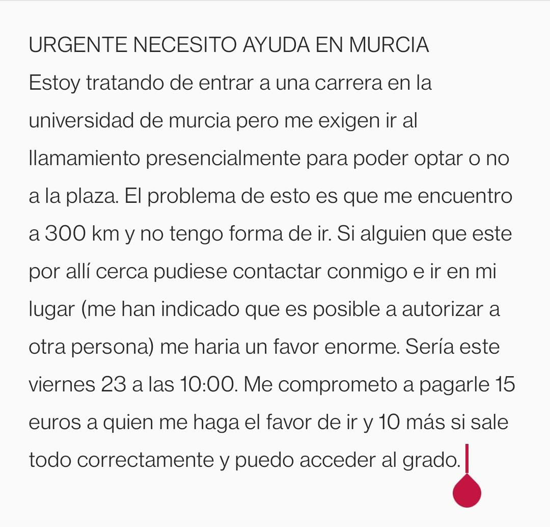 Patricape12's tweet photo. Por favor necesito a gente seria de verdad que pueda ayudarme! También me ayudáis si me dais difusión. 💙 #Murcia #UMU https://t.co/O5Gh9qrWIn