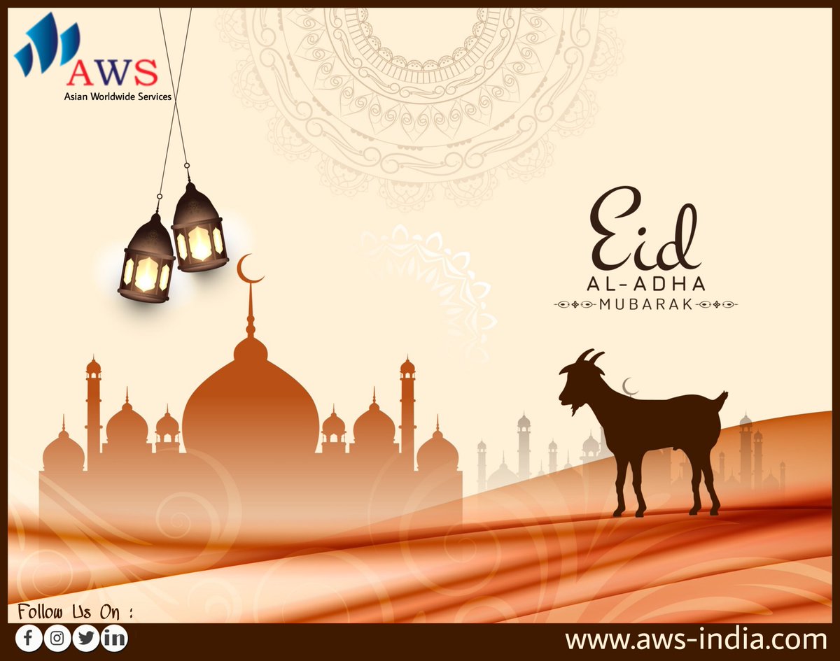 AWS Family wishes everyone #eiduladha2021 

#eidmubarak  #import #export #consolidation #FCL #LCL #awsindia #logistics #WeServeWithCare