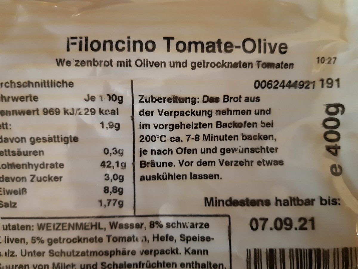 I am embarassed to say how long I've spent trying to understand what this German bakery thinks is 'zen' about tomato and olive bread 🤣