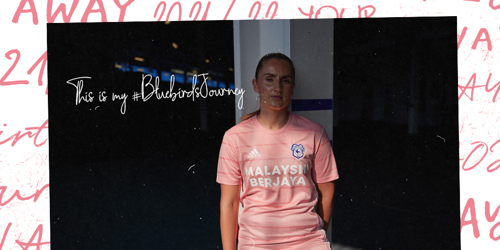 CardiffCityFC's tweet photo. This is our #BluebirdsJourney. 💙

@HannahDaley8 x @CardiffCityFCW 

2021/22 away kit ➡️ https://t.co/hf0cDAwHll 

#CityAsOne https://t.co/4V7DeLvfaB