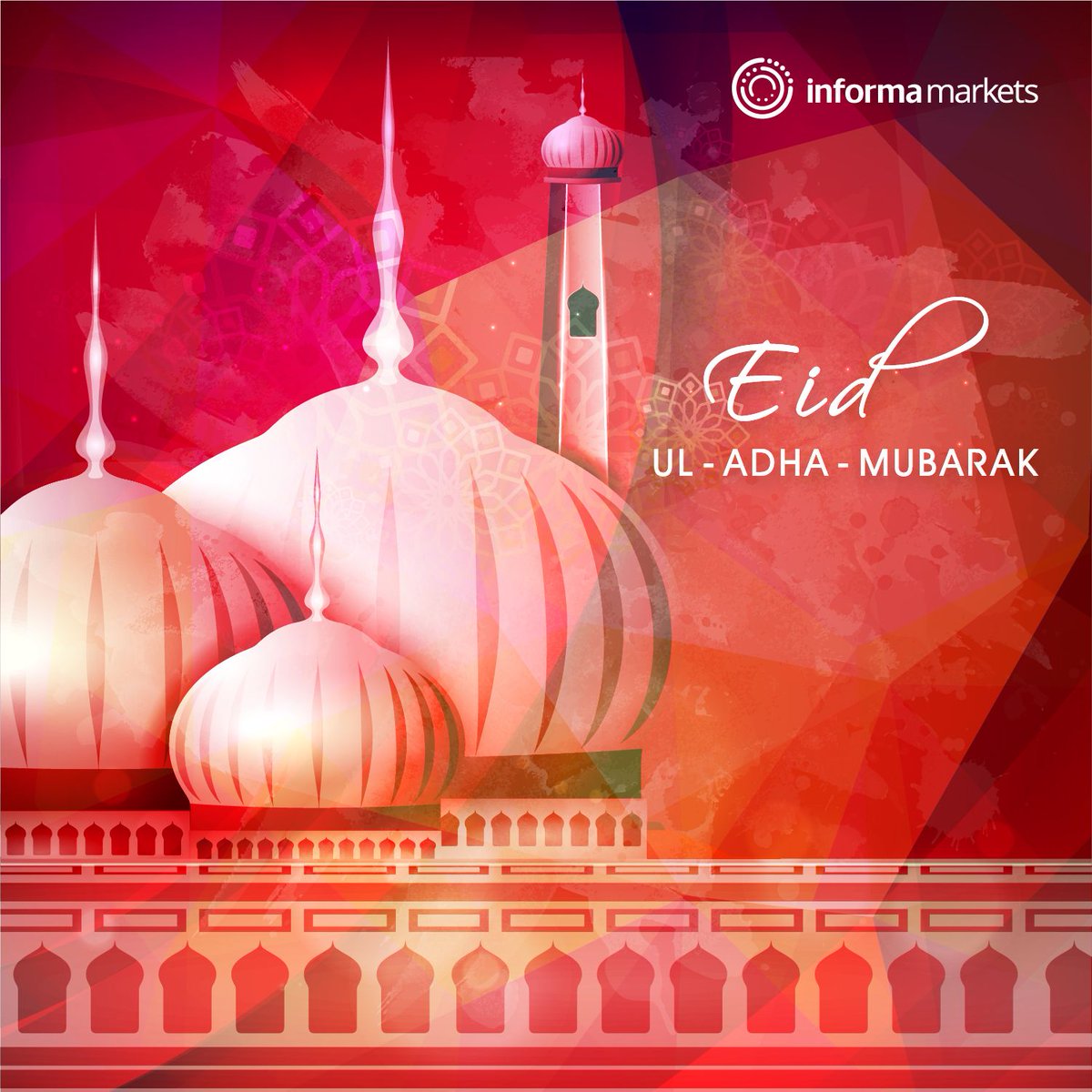 IM_Conferences's tweet photo. Informa Markets in India wishes you and your family, Eid Al-Adha Mubarak.

#informamarkets #informarketsasia #informamarketsindia #eidmubarak #eidaladha2021 #sacrifice https://t.co/j4bgGxJe1x
