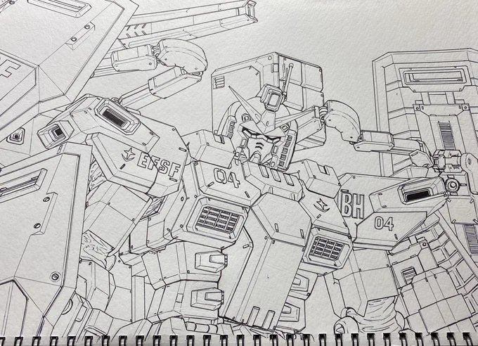 フルアーマーガンダム描いた!!
#ガンダム 