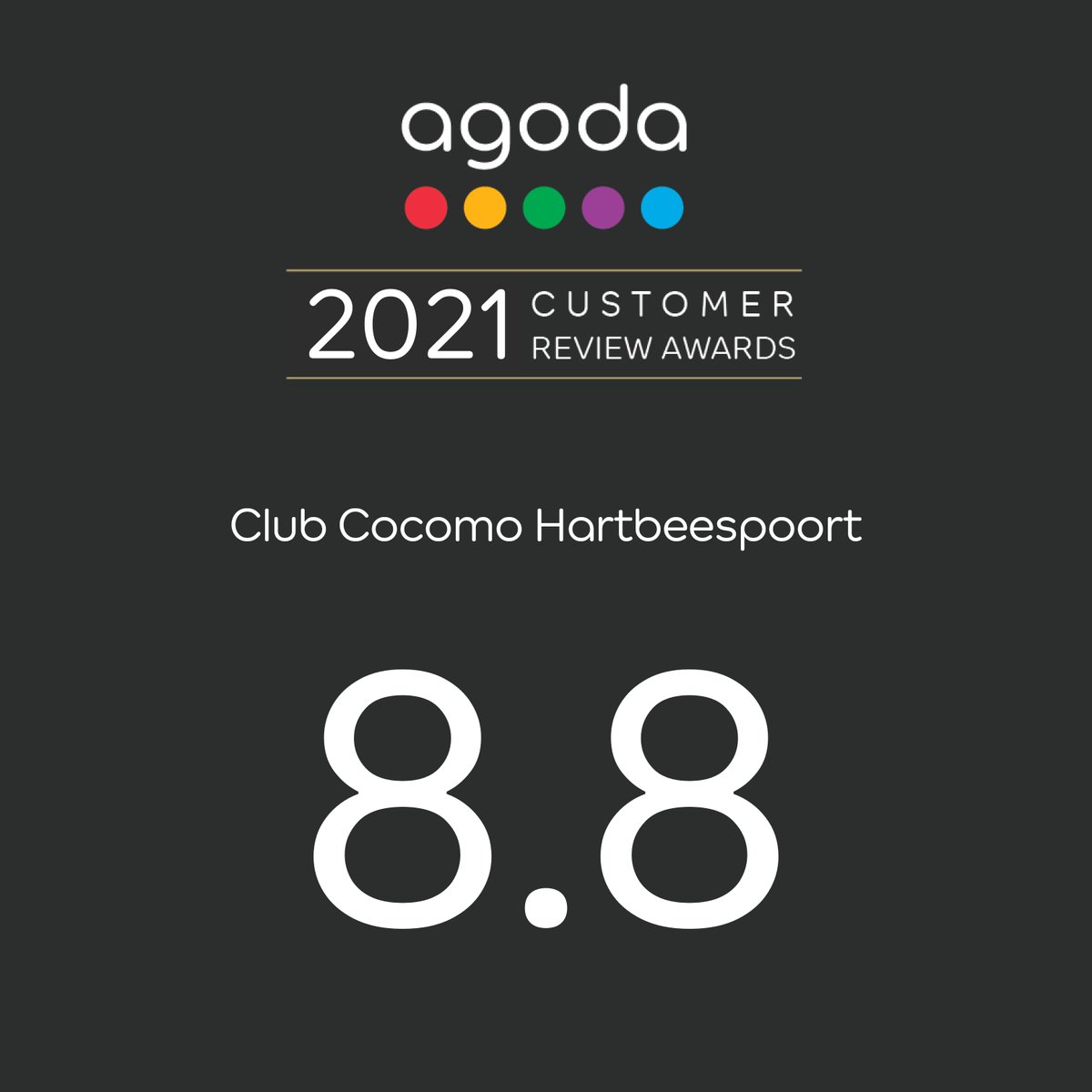#AgodaCRA
A big thanks to all our customers who booked through Agoda and made this award possible with your lovely reviews!
💃🦩🌺🏝🌴😁