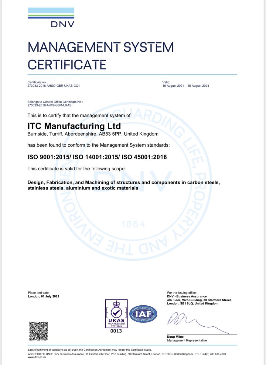 ITC Hydraulics & Manufacturing Ltd (@itc_hyd_man) on Twitter photo ITC are pleased to have successfully completed the tri-annual recertification of their QHSE system to ISO9001:2015, ISO14001:2015 and ISO45001:2018. Thanks to all of the ITC team for completing this. 
#quality #healthandsafety 
#environmental 
itc-hydraulics.co.uk ITC are pleased to have successfully completed the tri-annual recertification of their QHSE system to ISO9001:2015, ISO14001:2015 and ISO45001:2018. Thanks to all of the ITC team for completing this. 
#quality #healthandsafety 
#environmental 
itc-hydraulics.co.uk