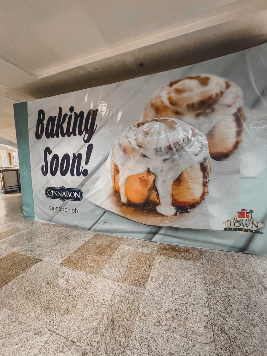 SouthSnippets's tweet photo. WHOAsome news, Southies!😱 There’s a new bun coming to Town.🌰😋
See ya soon, Cinnabon!🤗🤗🤗
📸 The Lowkey Hubadera
📍 @AlabangTownCntr
#southSnippets #southEats #TaraTown #Muntinlupa https://t.co/8xPXbnVFIa