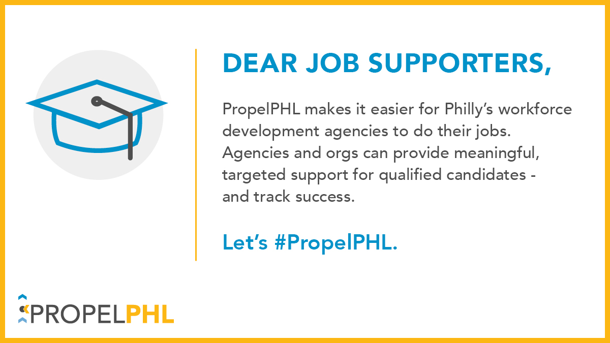 With #PropelPHL, you’ll find the entire workforce ecosystem in one place.

And it launches today 🙌🏾