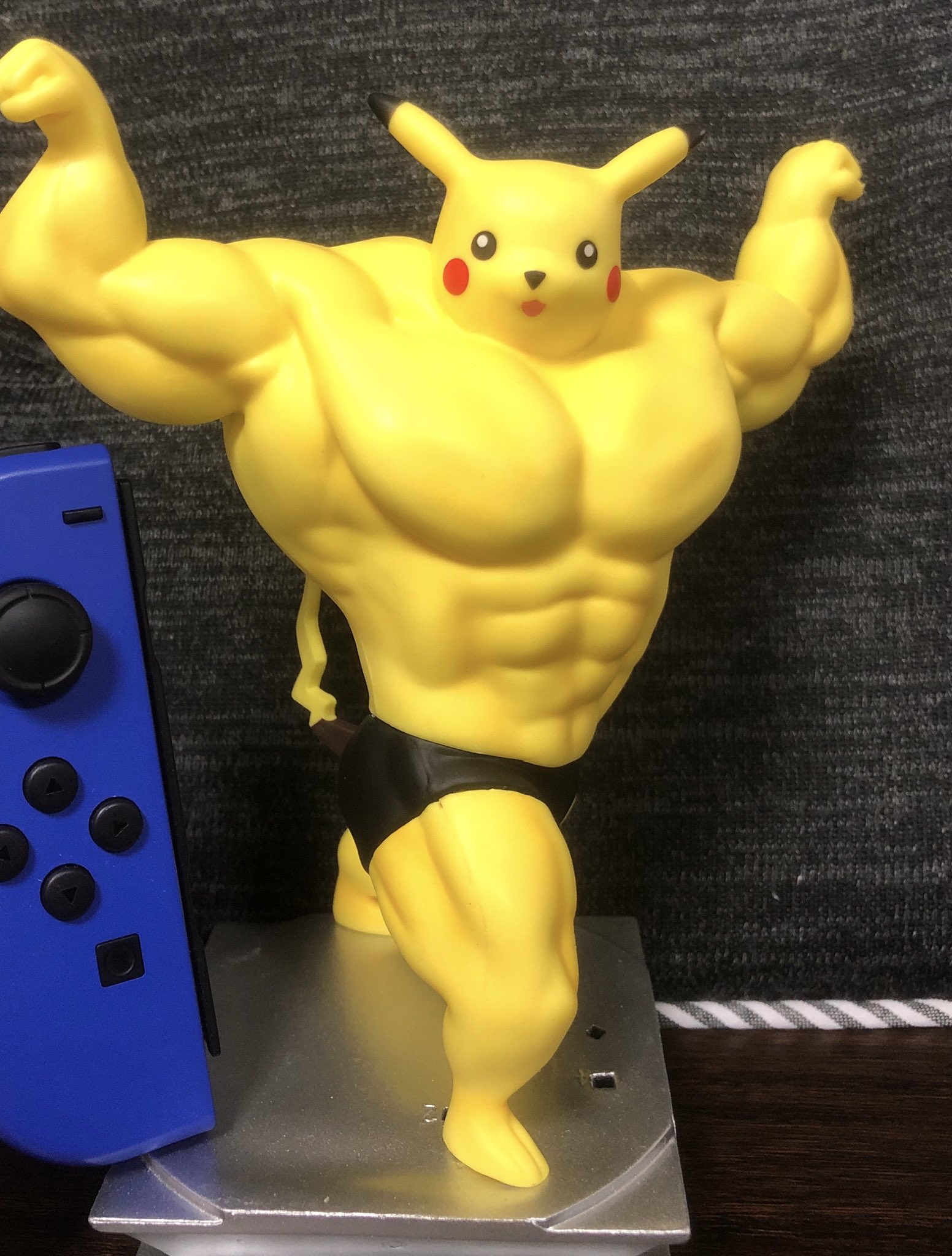 クラクル 筋肉ポケモンのキモいピカチュウ 購入してみたけど想像の2倍は大きい T Co Nng93rhqty Twitter