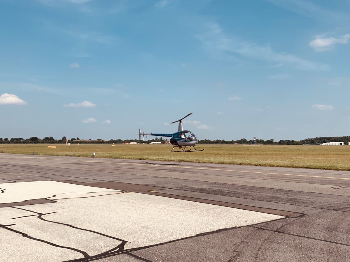 HummingbirdHeli's tweet photo. Sarah building up some PIC time in the circuit with some very impressive transitions. 👏🏼

If you would like to learn how to fly please give us a call today on: 01302 802221. 
.
.
.
#avgeek #verticalmag #robinson #robinsonheli #robinsonhelicopters #r22 #r44 #R66 #heli #helicopter https://t.co/AKepg8KnFW