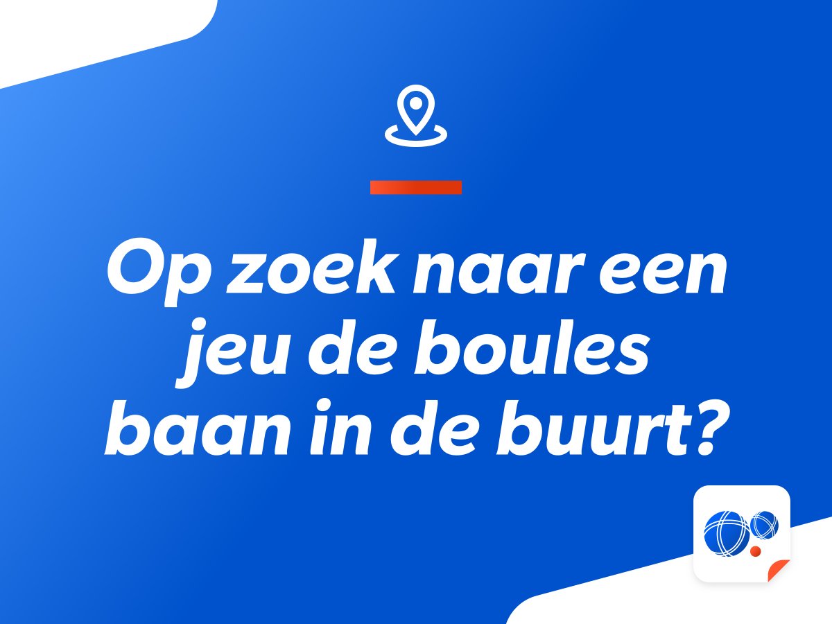 📍 Op zoek naar een jeu de boules baan in de buurt? Er zijn al meer dan 600 banen verspreid door heel Nederland aangesloten bij #Boulesbaas. Via de Boulesbaas kaart vind je dus altijd een baan bij jou in de buurt! Waar ga jij spelen vandaag?