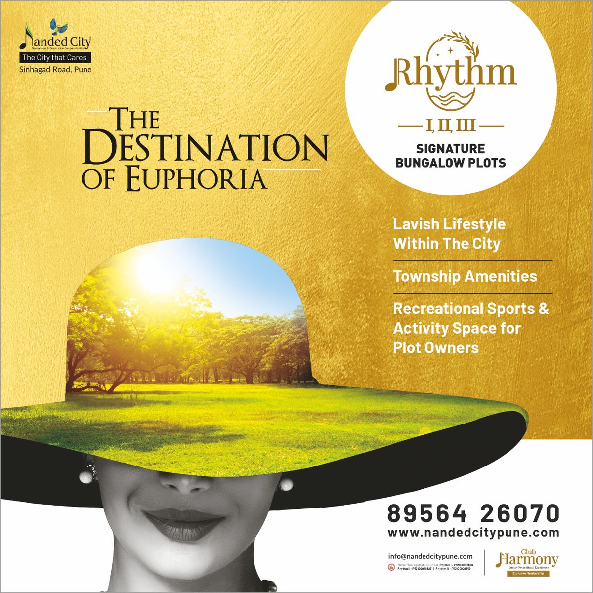 NandedCity_Pune's tweet photo. The luxurious bungalow plot project in Nanded City, Pune is the ultimate destination of euphoria! Come visit Rhythm Signature Bungalow Plots and buy your own plot within Pune City that guarantees you an experience of a lifetime.
#NandedCityPune #bungalowplot #LuxuryBungalowPlots https://t.co/QjugBasErc