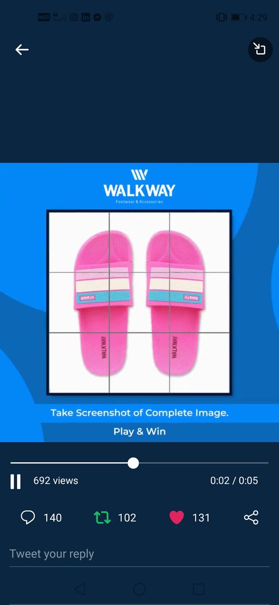 @walkwayshoes Here is my perfect screenshot ❤️
@walkwayshoes 
 #walkaway #footwearstore #slides  #winner #giveaway #walkwayslides #slides #womenslides
Join
@Chhbi777 @chidambar08 @MunmunD77420711 @lincysubin @Cutie_girl_2 @vc16898 @ujjawalkumar26