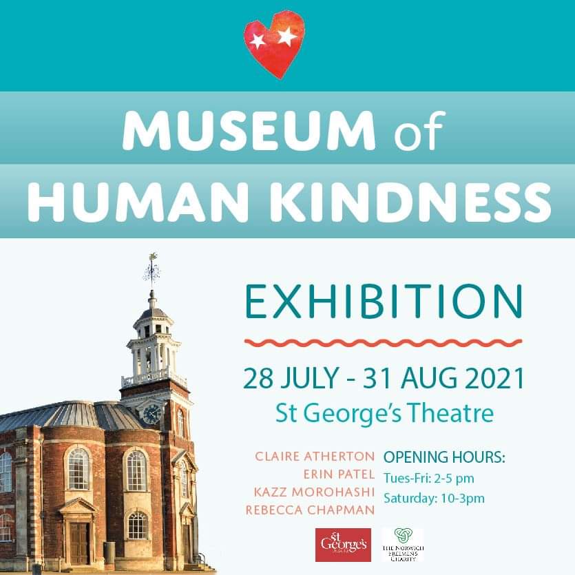 We're so excited to be welcoming Museum of Human Kindness' exhibition to our café next week! 
Pop in to visit these brand new works by talented local artists and keep your eyes peeled for artist talks!