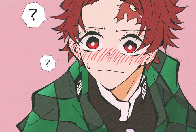 ぽぽさんがTwitterに投稿した竈門炭治郎(鬼滅の刃)のイラスト。