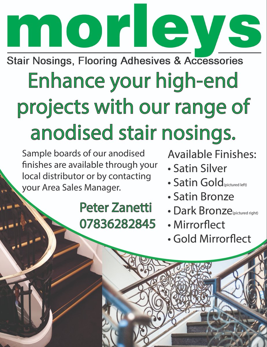Morleys Stairnosings & Adhesives tweet media
