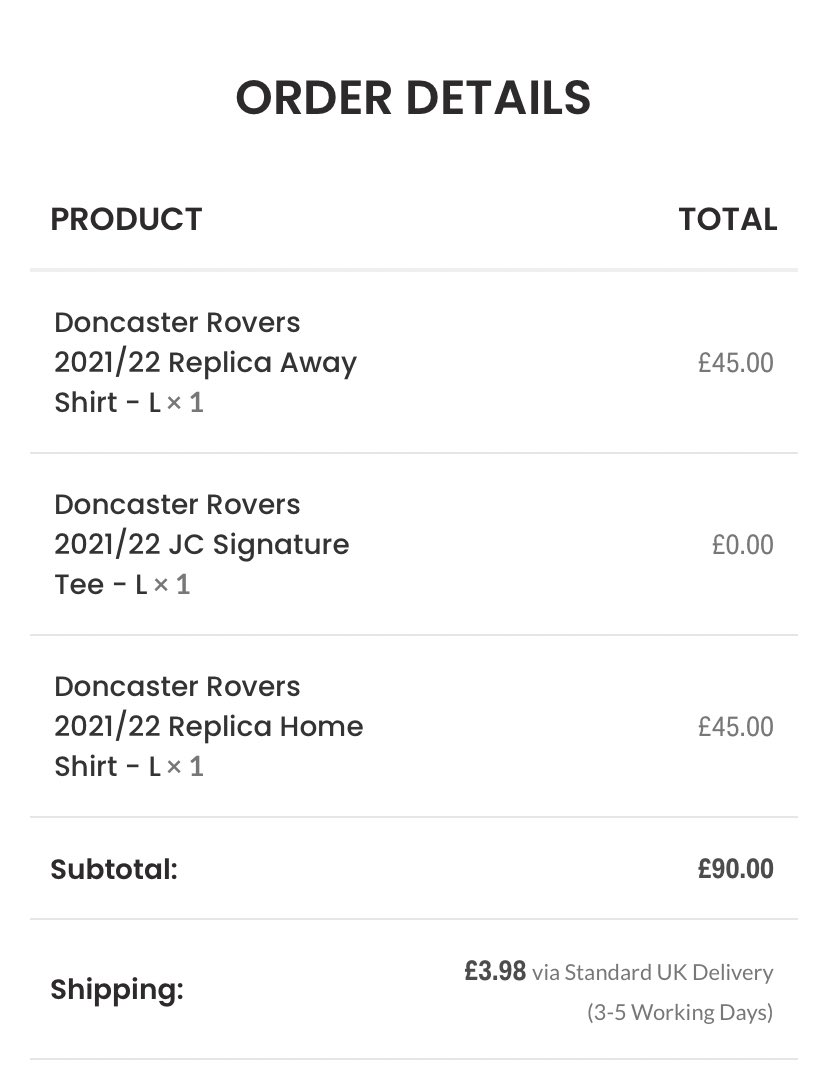 ClaireHowle's tweet photo. That’s me and Tyler sorted. Just need to decide who’s getting the #JC26 @Coppinger26 top now. Hopefully ordered right size,if anything they will be too big, was told to order a size up!! #drfc @drfc_official #newshirt #newseason https://t.co/I4OC4oqL1u
