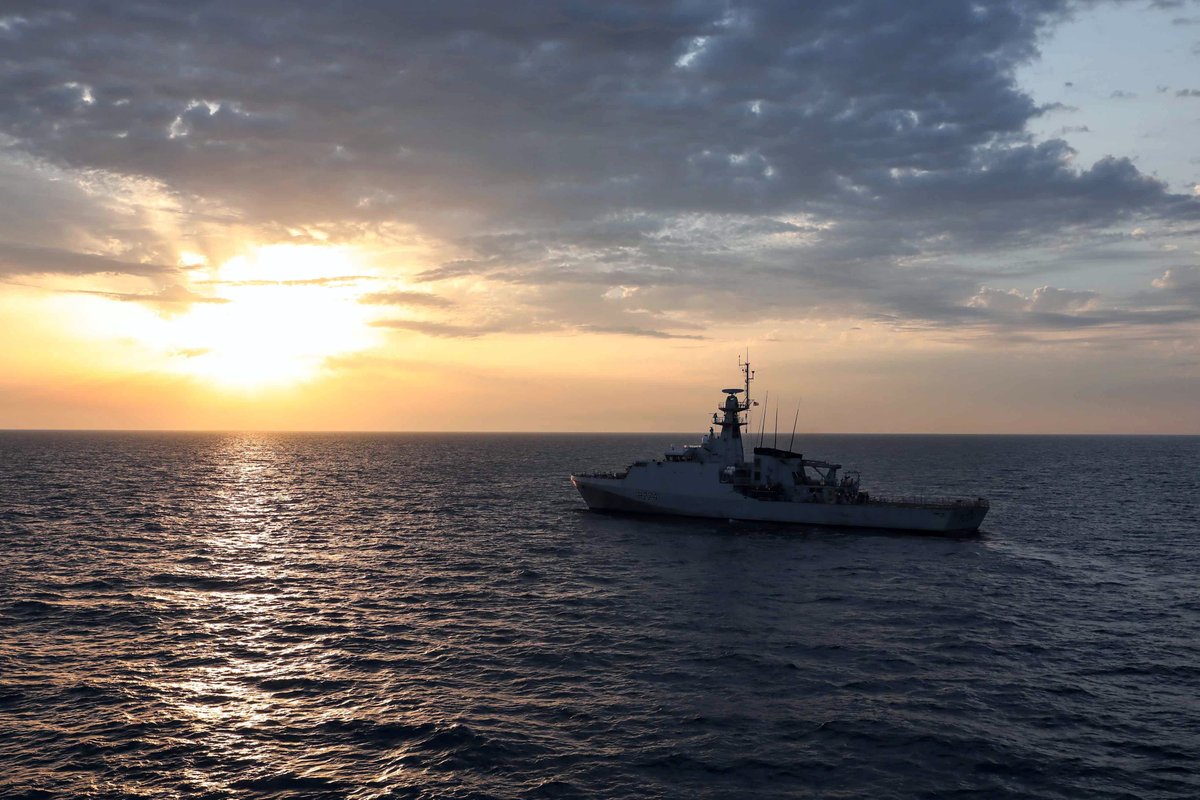 HMS Trent as seen from USS Ross during Exercise Sea Breeze in the Black Sea