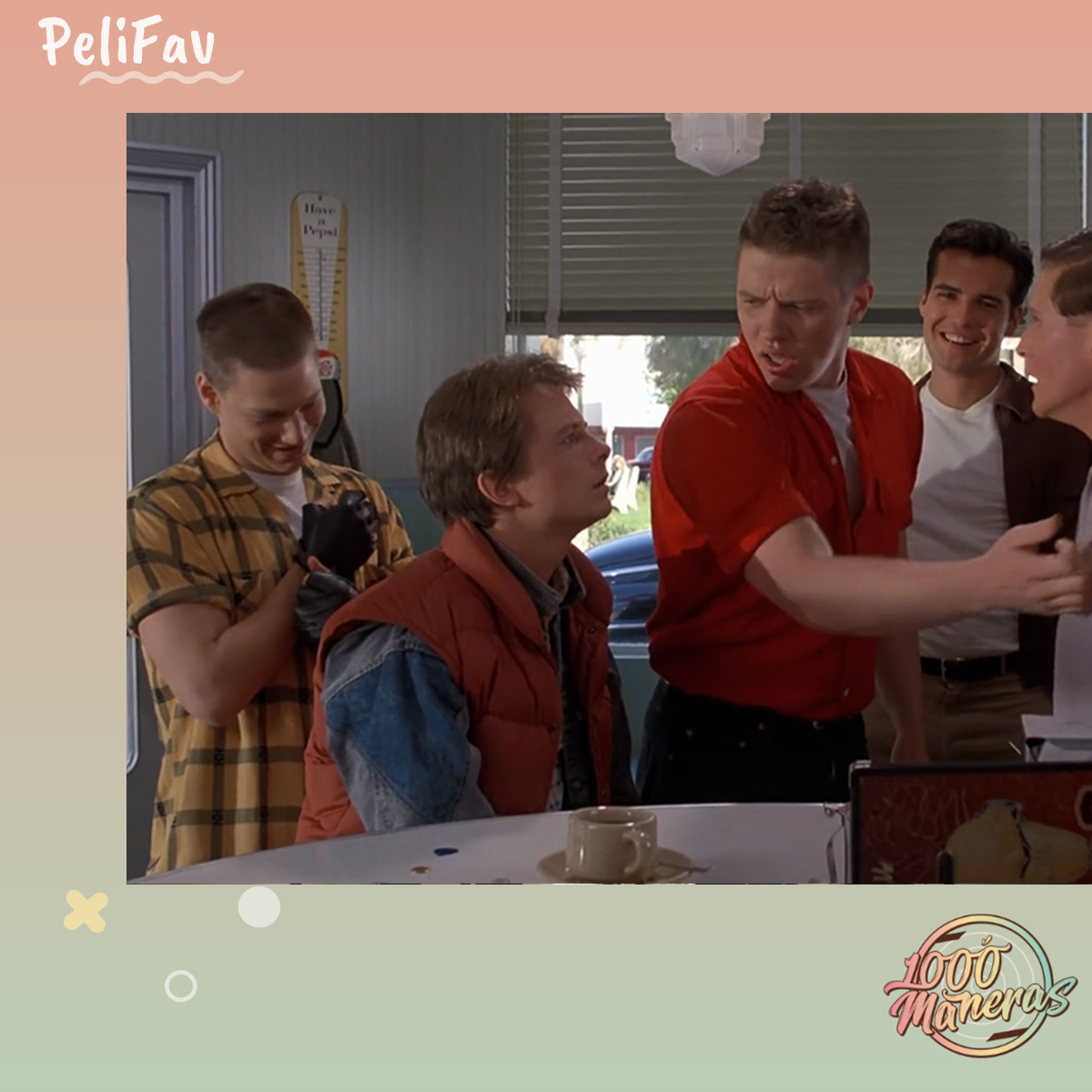 🎥Sección películas

👉🏼Hoy os recomendamos Regreso al Futuro👈🏼

🎞Un clásico del cine dónde el café también tuvo su presencia. La cafetería que aparece en la película va cambiando de decoración según la época en la que se encuentra el protagonista.

📺La puedes ver en @hbo_es