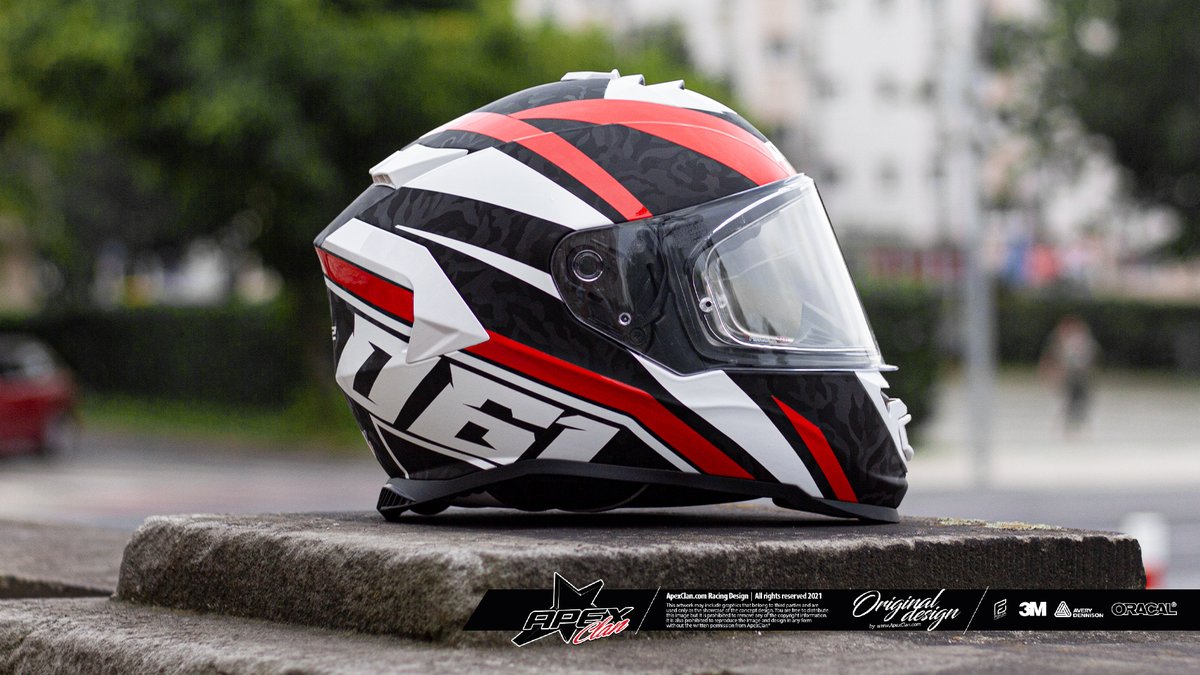 ApexClanDesign's tweet photo. The photos show the result of a total change in the color and appearance of the RST helmet. If your helmet is also boring, it may be worth considering ordering us to make a project with full wrapping according to your needs! https://t.co/hIAkpAVecM