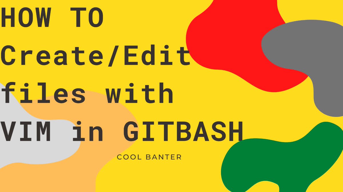 carlaluvy's tweet image. youtu.be/Egd-X5Wh_Ow
#HowTo #gitbash #committing #womenintech #GirlsWhoCode