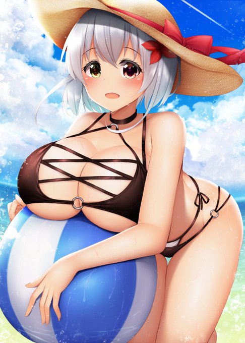 ・シスターちゃんのイラスト
水着で乳乗せがしたくて……
しっかり乗っかるボリュームと、自然とそういう事するという点がお気に入り。

※無断転載・無断利用お断り
※イラストはコミッションとして制作を依頼したものです
※みなとおじたん先生に描いていただいてます! 