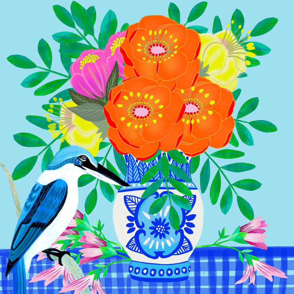 birdagram's tweet image. #procreate #summerflowers #procreateart #skillshare #skillshare #skillshateteacher #birdsbutterfliesandblooms #procreateart #makeartthatsells #sonjamorrisillustration #illustrationartists #illustrationoftheday #sonjamorrisillustration