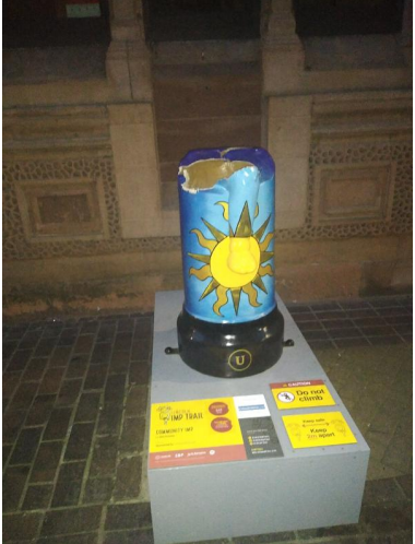 A 20-year-old man has been arrested after one of the Lincoln Imp sculptures had its head removed in the early hours of this morning (21st July). We worked with local CCTV to find the suspect.  ow.ly/487K50FAtBO