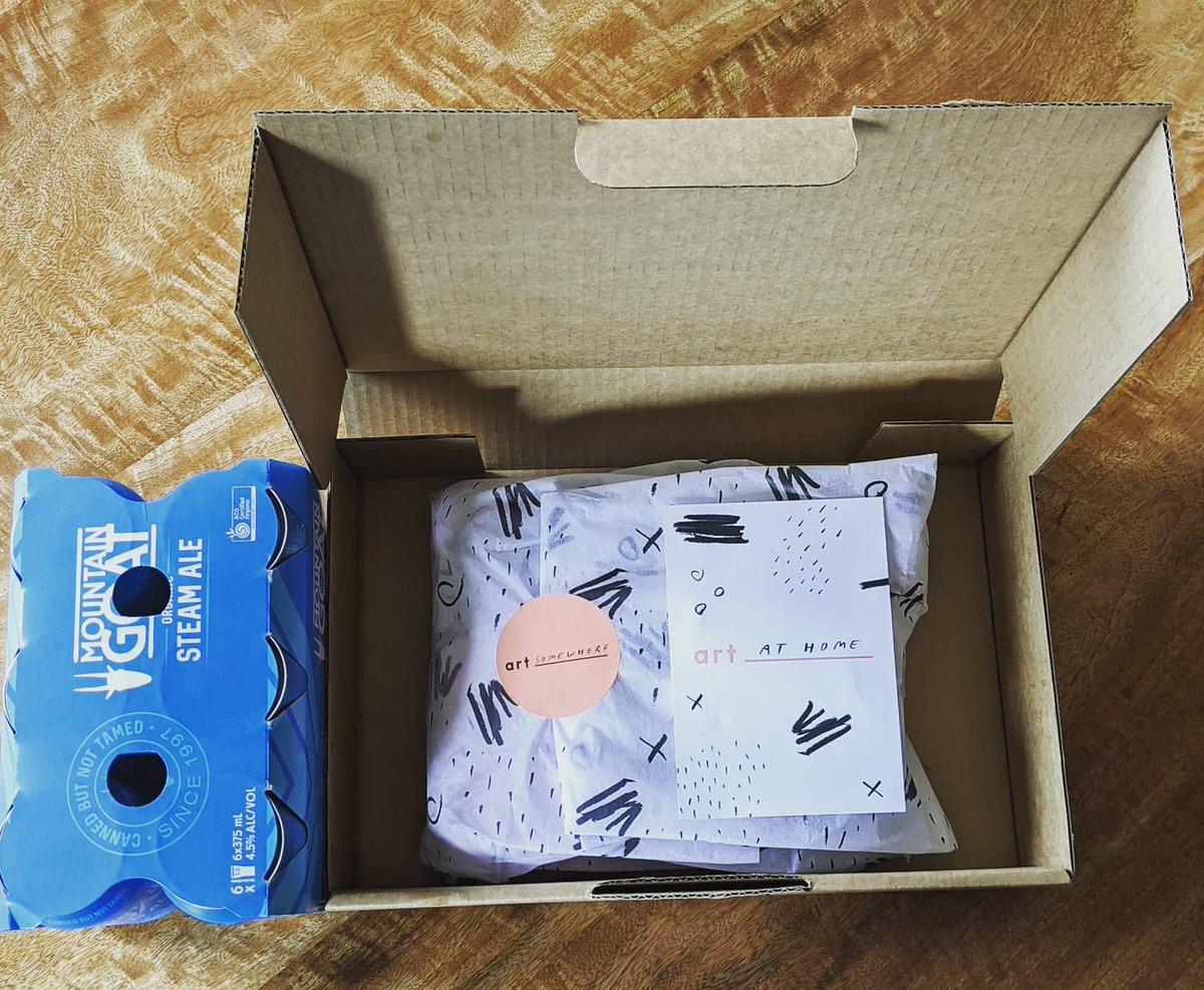 AugustaSupple's tweet photo. Incredible to receive a mosaic artpack and six pack of beer thanks to @107projects - who is saving my #sydneylockdown with a task I've never attempted before.
#getcrafty #artinsydney #createathome https://t.co/fw5qz5WPGJ