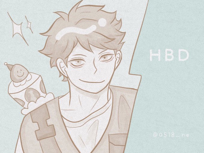 及川徹誕生祭21のtwitterイラスト作品