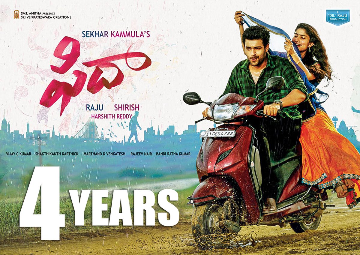 moviesavailable's tweet photo. Movie of the day #Fidaa
https://t.co/8XR4BMsNis
#VarunTej #SaiPallavi #4YearsForFidaa https://t.co/MAwt959hLN