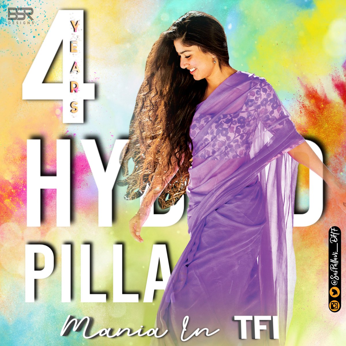 DaduMahesh's tweet photo. Congratulations @Sai_Pallavi92 garu for completing 4yrs in TFI 🎉🥳
#4YearsOfSaiPallaviInTFI #4YearsForFidaa #SaiPallavi https://t.co/UQK3FoFU83