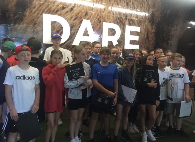 RunwithitHull's tweet photo. @HookCEPrimary are visiting us today here @RunwithitHull seeing everything they have learnt about the stadium 🏟 in real life #interventionwork #experience https://t.co/DyMrtvOjoB
