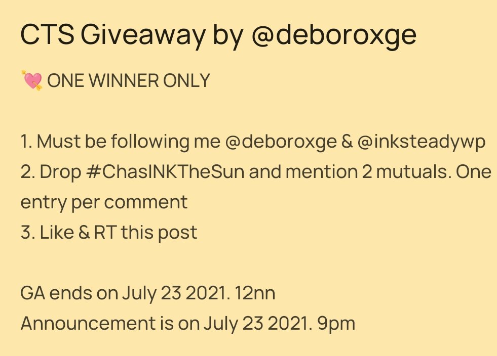 deboroxge's tweet photo. 🎉 CTS GIVEAWAY 🎉
🎉 CTS GIVEAWAY 🎉

GOODLUCK INKS &amp; MULTIS <3 https://t.co/WOxirUo5bP