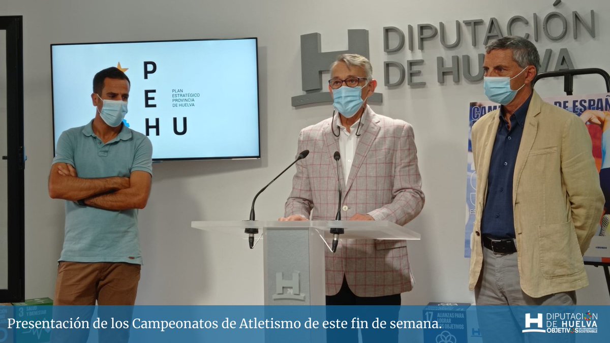 DipuHU's tweet photo. El #atletismo llega a #provinciaHuelva en el Campeonato Sub18  y el Campeonato de España de Sub18 Clubes en Relevos 4x100 metros lisos, que celebramos en el Estadio Iberoamericano de Atletismo Emilio Martín 🏃‍♀️🏃‍♂️
@jagarciabonares @atletismoRFEA @emiduatlon 
https://t.co/9s09zoYACw https://t.co/VPdNClwySV
