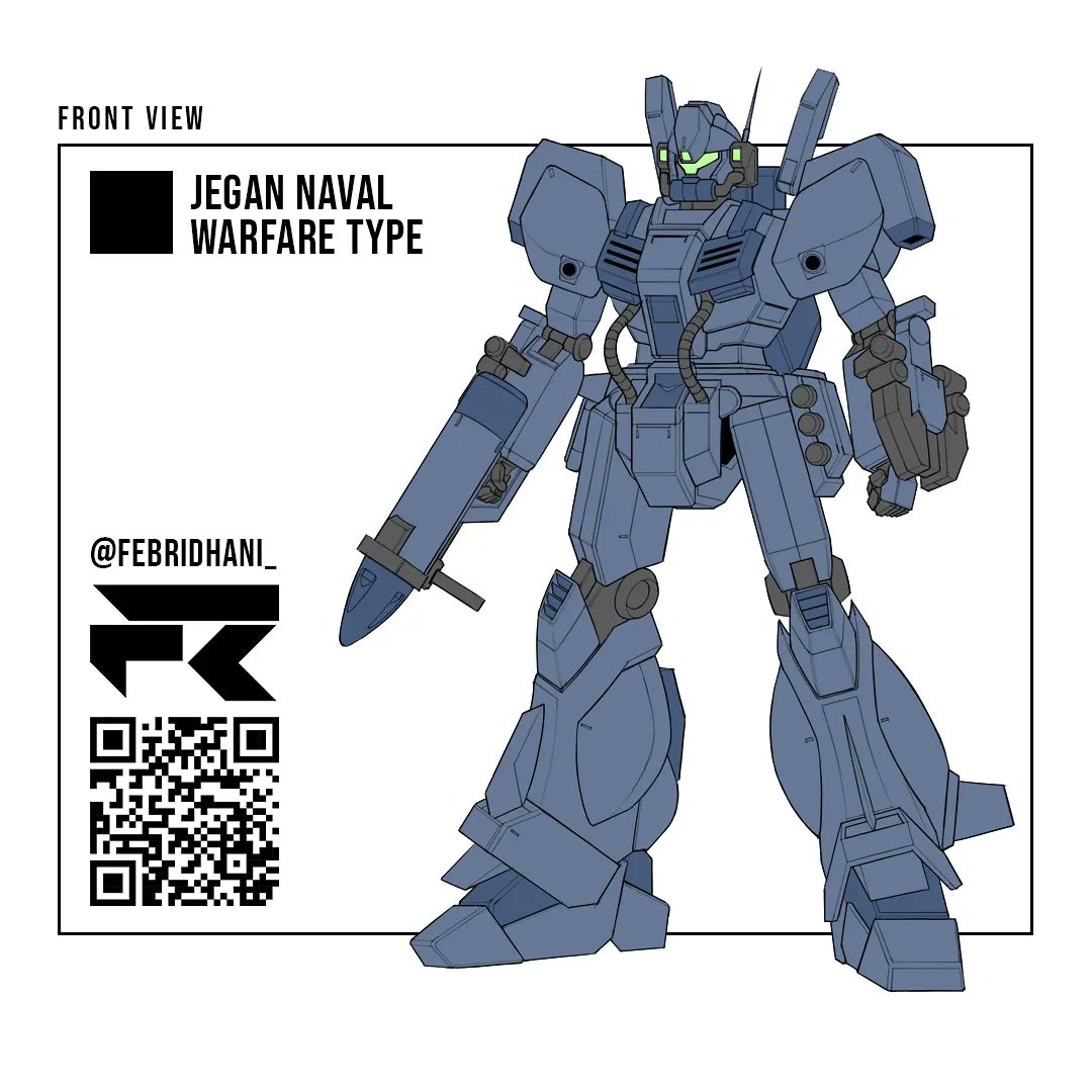 febridhaniart's tweet photo. A custom Jegan I designed bacause there hasn't any underwater variant of Jegan that I know of. Hope you like it! #ンダム #건담 #gundam #gundamhathaway #mobilesuit #BandaiHobby #gunpla #gunplaphotos #kitbash #FANART #conceptart #characterdesign https://t.co/W7Tn8z1RXP
