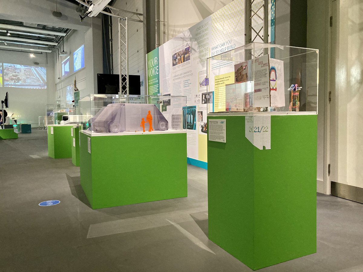 CovMuseumsLearn's tweet photo. Year 9 students from @BH_Coventry & @WhitleyAcademy1 worked with artist @JuliaSnowdin for the #DesignLabNation project @CovTM as part of the @V_and_A National Schools Programme. Some of the student’s design concepts and prototypes can be seen in the ‘Our Future Moves’ exhibition. https://t.co/9PhRbFTCrA