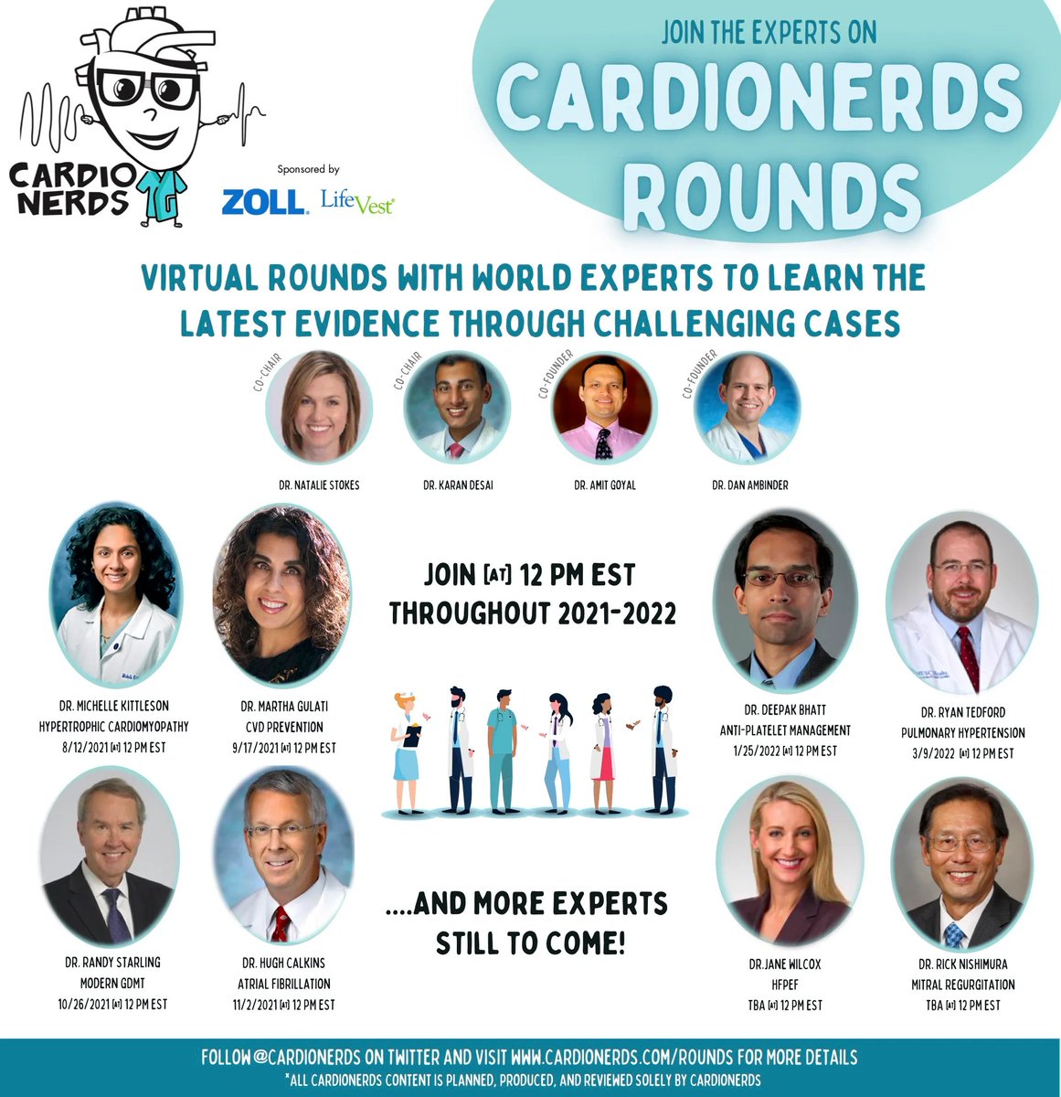 CardioNerds (@cardionerds) on Twitter photo 🏥We are excited to announce #CardioNerdsRounds‼️
Join as at 12 PM EST during the year to learn directly from:
✅ World Experts
✅ Challenging Cases
✅ The Latest Guidelines
Rounds start August 12th, 12 PM EST with <a href="/MKIttlesonMD/">Michelle Kittleson MD PhD</a>
Register today‼️ cardionerds.com/rounds/#regist… 🏥We are excited to announce #CardioNerdsRounds‼️
Join as at 12 PM EST during the year to learn directly from:
✅ World Experts
✅ Challenging Cases
✅ The Latest Guidelines
Rounds start August 12th, 12 PM EST with <a href="/MKIttlesonMD/">Michelle Kittleson MD PhD</a>
Register today‼️ cardionerds.com/rounds/#regist…