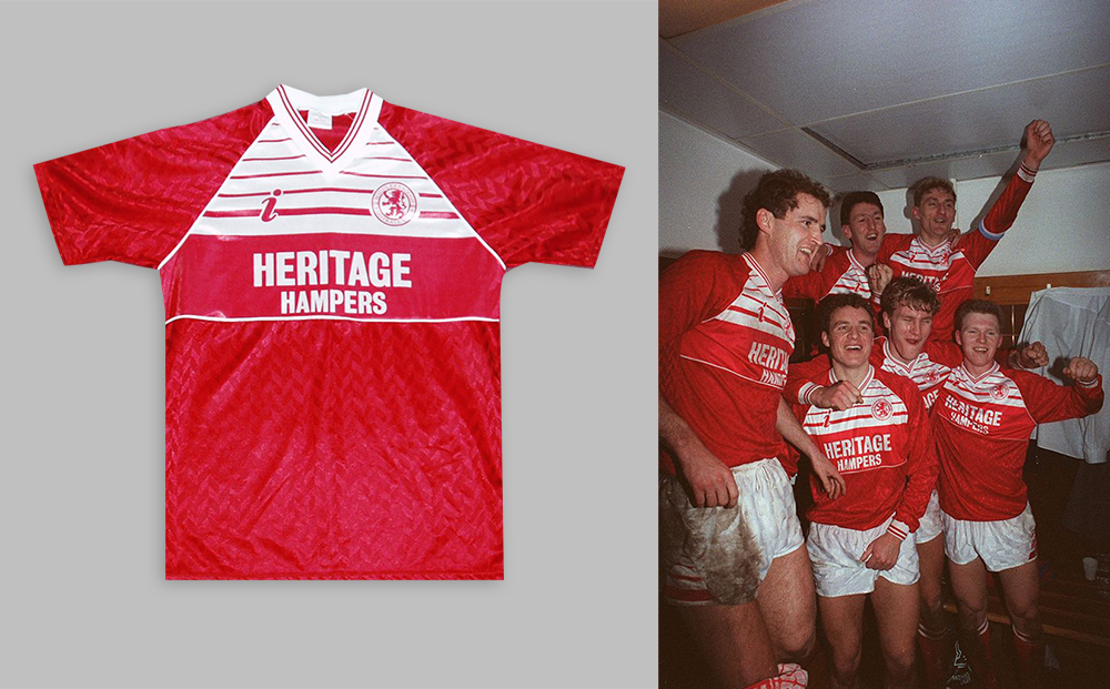 1988-90 Middlesbrough home kit