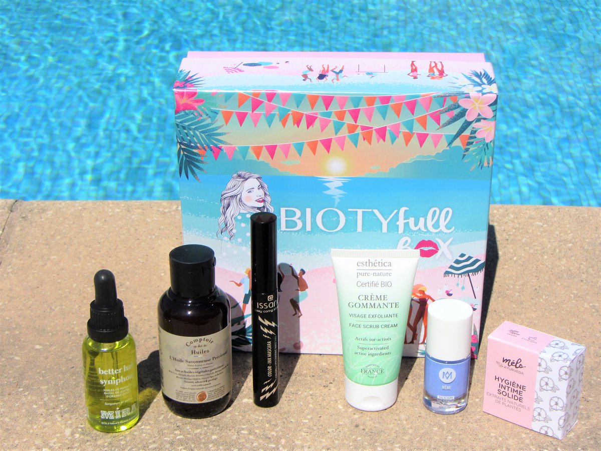 ThCityandBeauty's tweet photo. « Retour de Plage/Soirée Estivale » avec la Biotyfull Box de Juillet 2021 https://t.co/YMiFN2kalb via @ThCityandBeauty #biotyfullbox #beautebio #boxbio #boxbeautebio #greencosmetics #natural #elissance #comptoirdeshuiles #méloayurveda #meme #estheticapurenature #mymira 😎🌊😘 https://t.co/eKrgYJblnJ