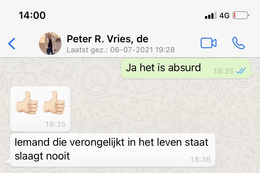 SchoutenLegal's tweet photo. Voor de mensen in de rij naar Peter R. de Vries nog zo’n simpele wijsheid van hem. @PeterRdeV https://t.co/mGYDH8tRSs