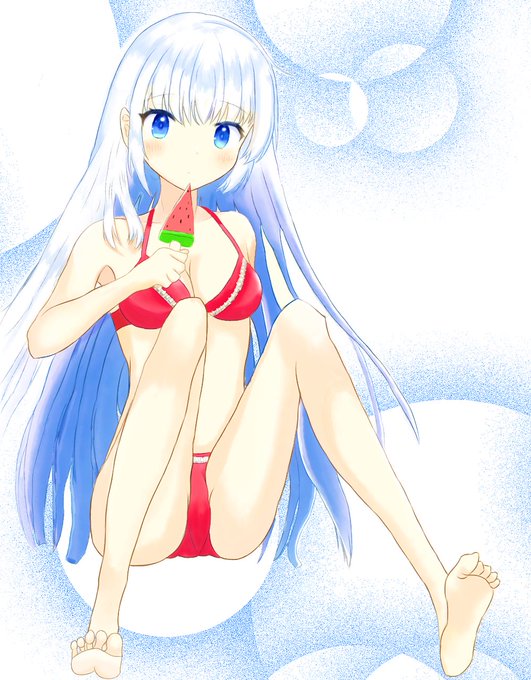 水着しろは
 #サマポケ
 #鳴瀬しろは 