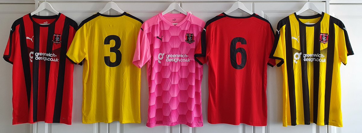 New kits for the new season! Now to get some players to wear them! #weplayforAnthony <a href="/greenwichdesign/">Greenwich Design 💙</a>