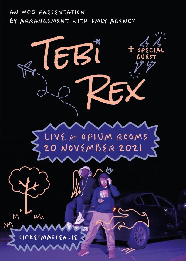 TebiRex's tweet photo. BACK AT IT BABY 

Two long years in the making and here we are ❤️‍🔥❤️‍🔥❤️‍🔥 

Grab your tickets 🎟THIS FRIDAY🎟 and we’ll see yous in November x https://t.co/B8hZPylrpx