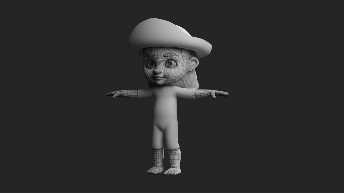 IanPitkanen's tweet photo. A character WIP called Space Pirate Molly.

#blender #Blender3d #cyclesrender https://t.co/qoFzLz5nYQ